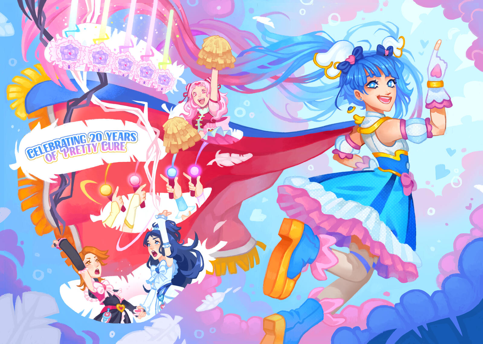 Cover for the ''Habatake!'' Zine.