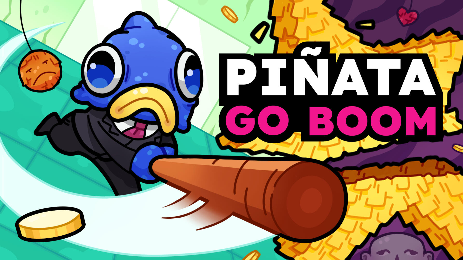 Steam capsule for Piñata Go Boom, by Tissue Inu.